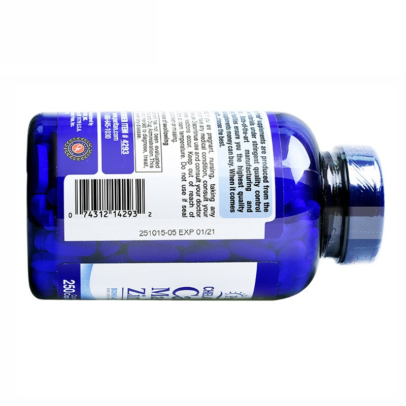 Free Shipping Calcium Magnesium Zinc 250 capsules