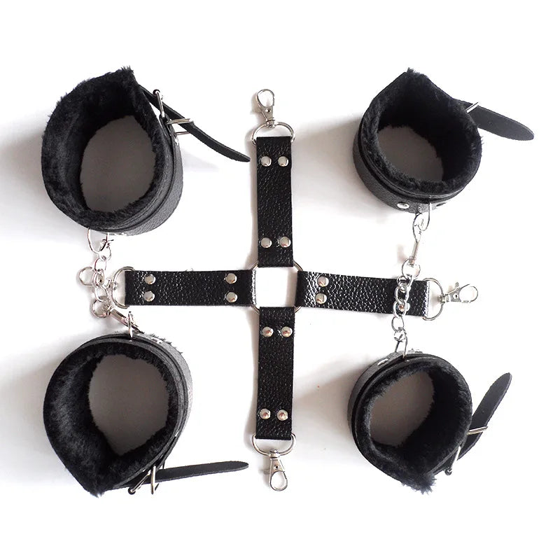 Handcuffs Cross buckle For Restraints Bondage Bracelet BDSM Woman Erotic Adult Game For Couples Exotic Accessorie shop
