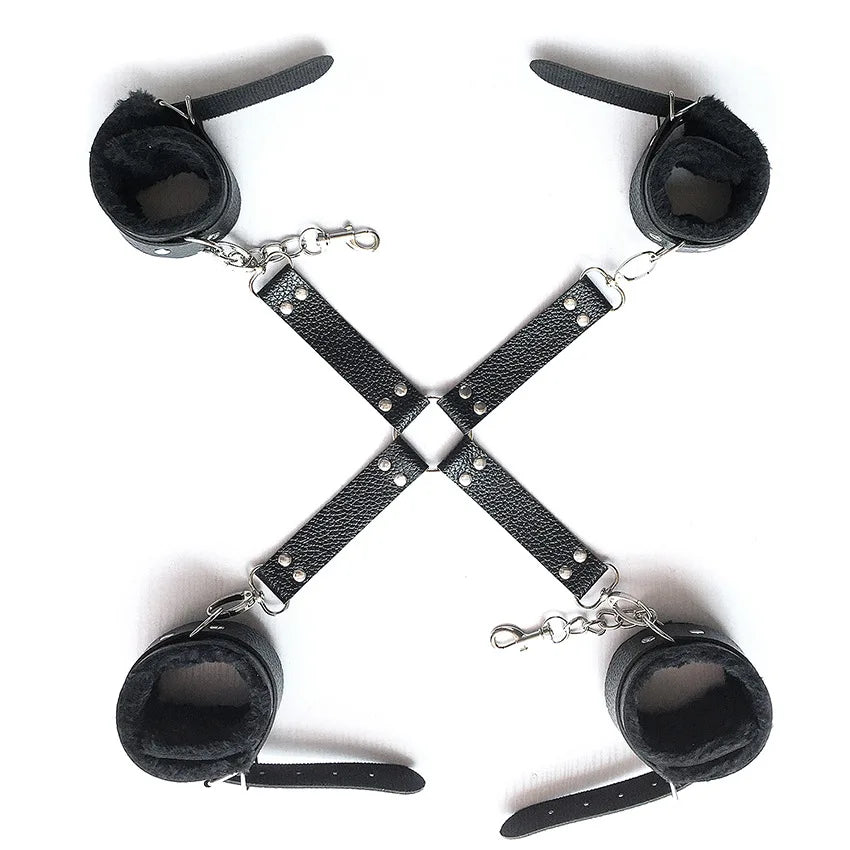 Handcuffs Cross buckle For Restraints Bondage Bracelet BDSM Woman Erotic Adult Game For Couples Exotic Accessorie shop