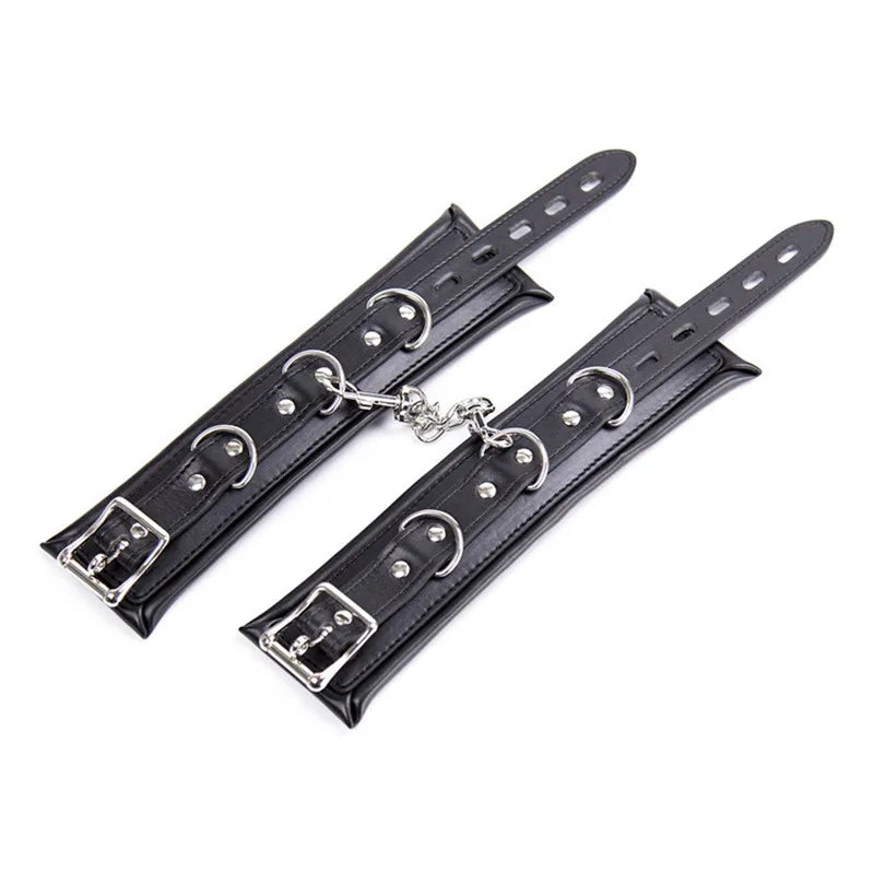 Handcuffs Neck Collars, Soft Padded Hand Cuffs Ankle Cuffs, BDSM Cosplay Costumes Bondage Adults