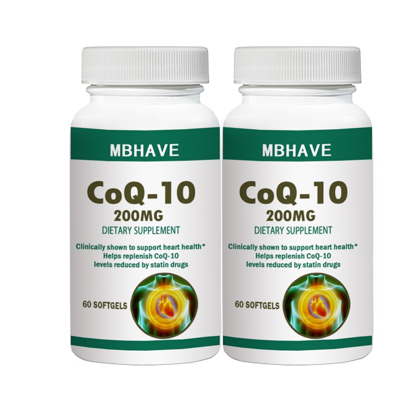 Heart Health Q10 200mg 60pcs Antioxidant Support Cellular Energy Production