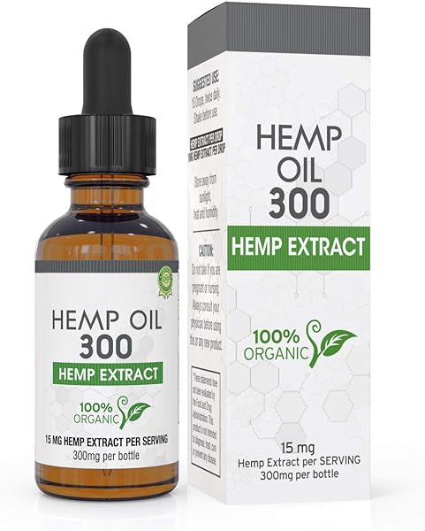 Hemp Oil 300mg - 100% Organic Hemp Drops - Ri in Pakistan