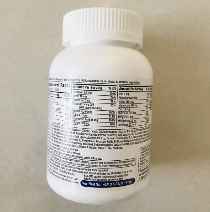 Free shipping Centrum man Multiviamin/Multimineral Supplement 120 tablets