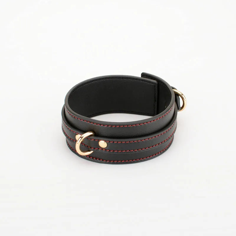 High End Custom Genuine Leather BDSM For Couple Women Men Bondage Accessories Adults Games Products Cross Handcuffs