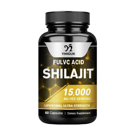 Himalayan Pure Original Shilajit Extract Capsules 85+ Trace Minerals&Fulvic Acid Energy&Hormone Balance Gluten Free Supplement