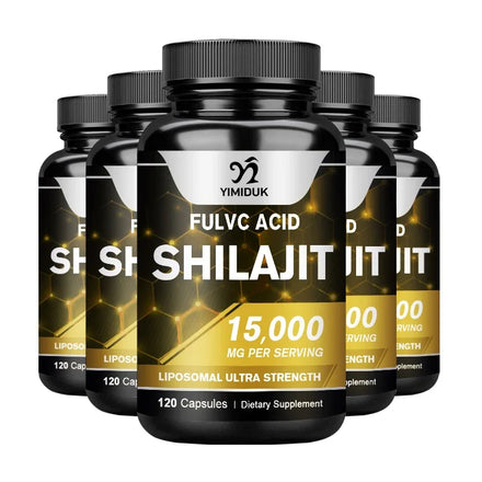 Himalayan Pure Original Shilajit Extract Capsules 85+ Trace Minerals&Fulvic Acid Energy&Hormone Balance Gluten Free Supplement