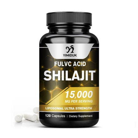 Himalayan Pure Original Shilajit Extract Capsules 85+ Trace Minerals&Fulvic Acid Energy&Hormone Balance Gluten Free Supplement