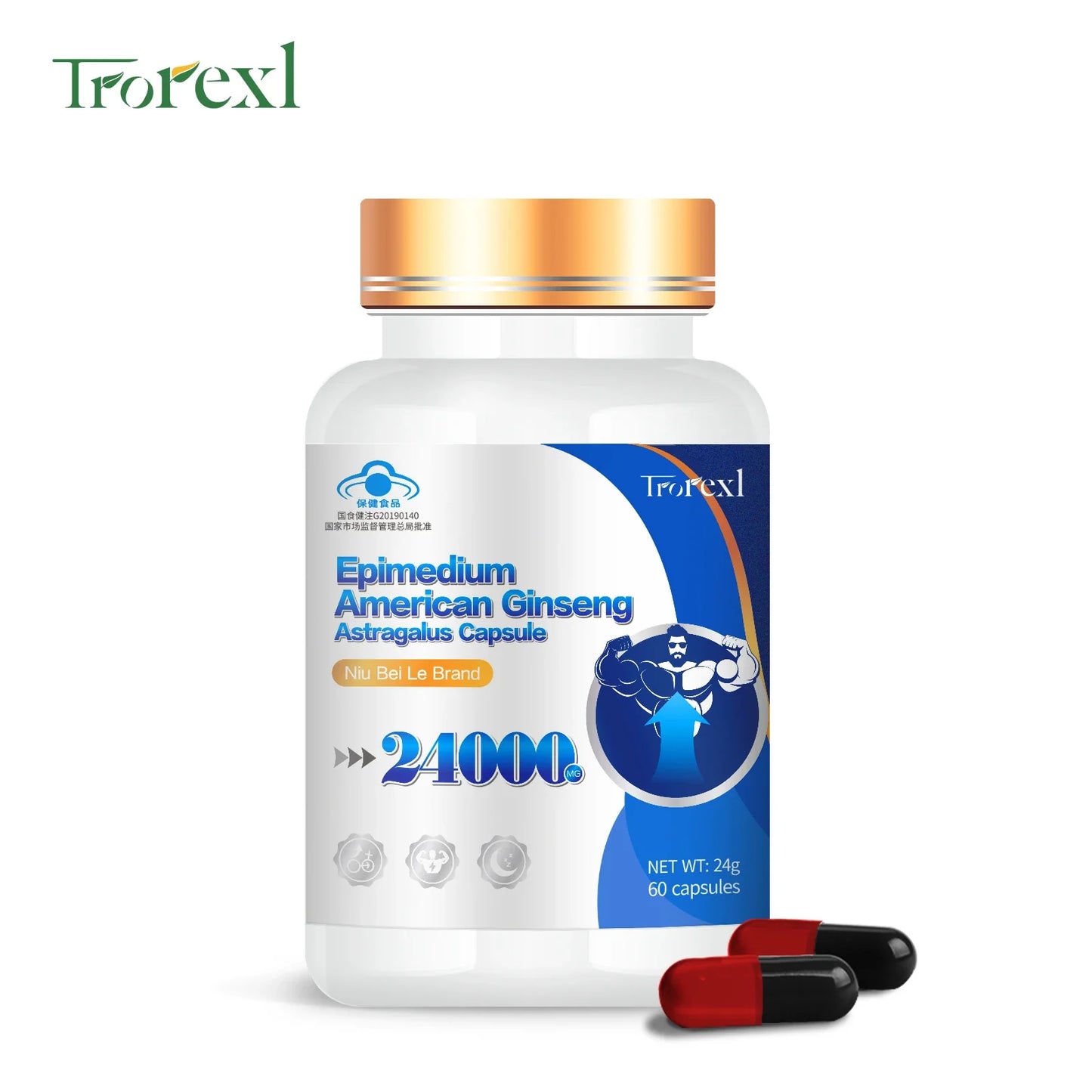Horny Goat Weed for Men Epimedium Energy Supplement Improve Stamina,energy & Functions for Male Hormone Support Men's Health