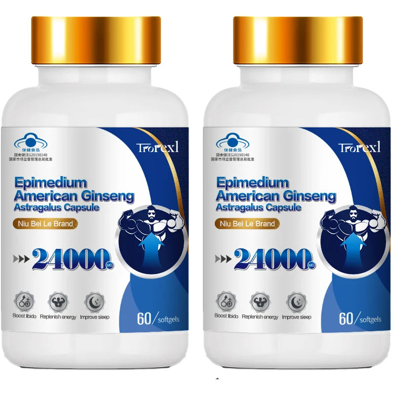 Horny Goat Weed for Men Epimedium Energy Supplement Improve Stamina,energy & Functions for Male Hormone Support Men's Health