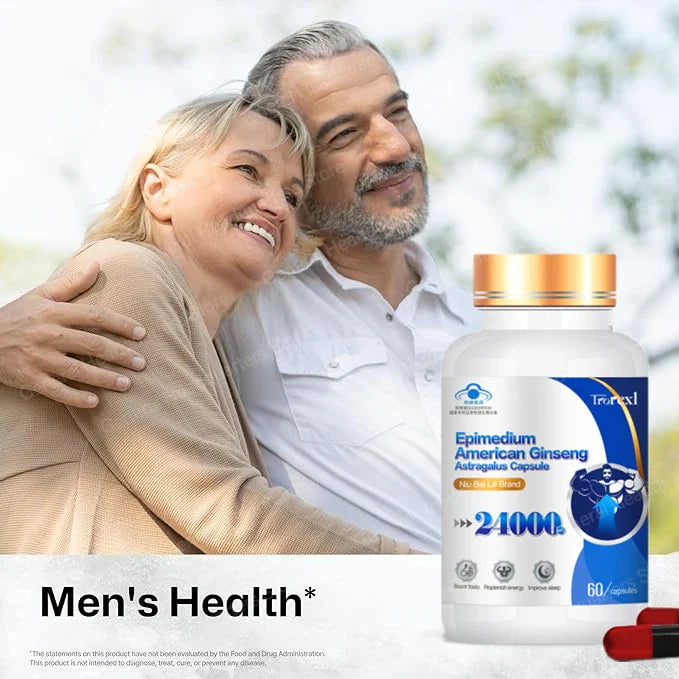 Horny Goat Weed for Men Epimedium Energy Supplement Improve Stamina,energy & Functions for Male Hormone Support Men's Health