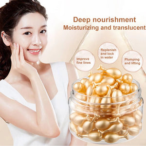 Hyaluronic Acid Capsule Serum Supplementation Anti Wrinkle Acne Removal Whitening Moisturizing Brighten Facial Serum Skin Care in Pakistan