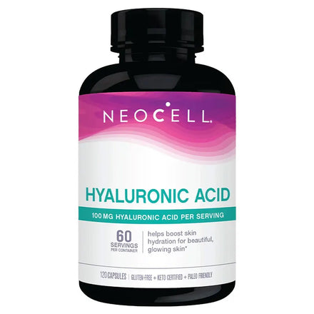 Hyaluronic Acid Supplements - Helps Cushion Joints, Retain Skin Moisture, Restore Skin Firmness, and Promote Energy Production