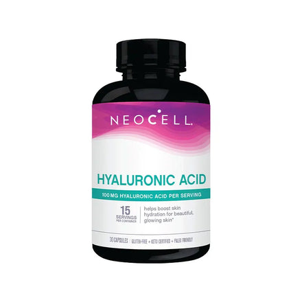 Hyaluronic Acid Supplements - Helps Cushion Joints, Retain Skin Moisture, Restore Skin Firmness, and Promote Energy Production