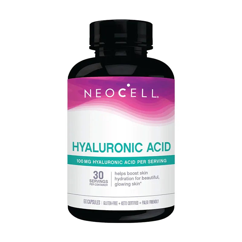 Hyaluronic Acid Supplements - Helps Cushion Joints, Retain Skin Moisture, Restore Skin Firmness, and Promote Energy Production