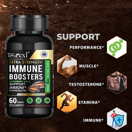 Immune Booster Zinc Supplement, Supports Reproductive Health Natural Energizer