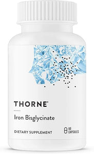 Iron Bisglycinate - 25 mg Iron Supplement for Enhanced Absorption without Gastrointestinal Side Effects - NSF Certified for Sport - Gluten-Free - 60 Capsules in Pakistan