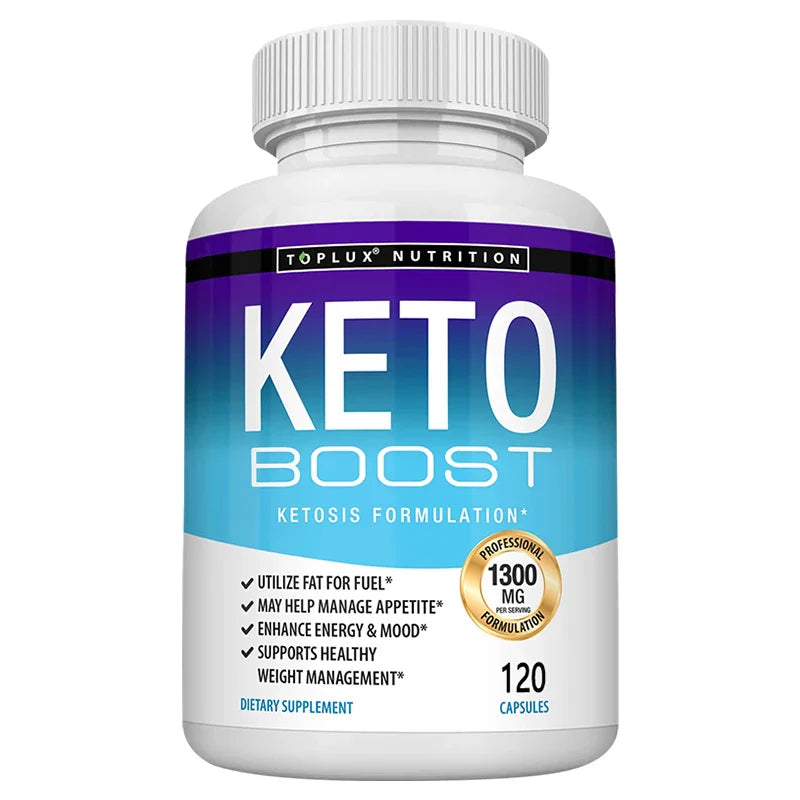 Ketone Capsules - Helps with Healthy Weight Management, Replenishes Energy Levels, Improves Athletic Performance, Burns Fat