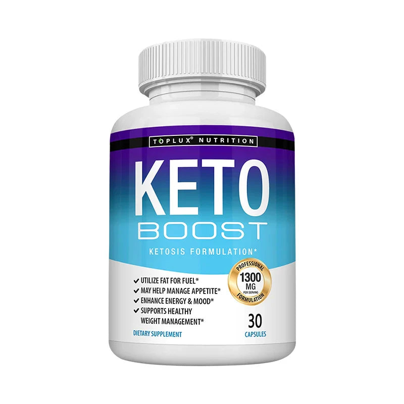 Ketone Capsules - Helps with Healthy Weight Management, Replenishes Energy Levels, Improves Athletic Performance, Burns Fat