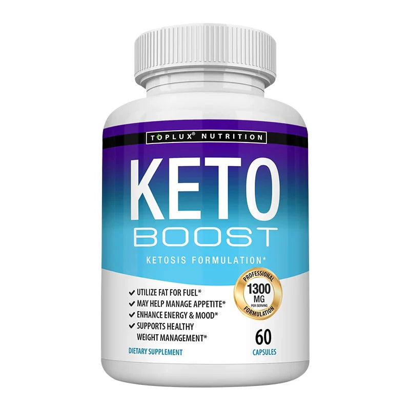 Ketone Capsules - Helps with Healthy Weight Management, Replenishes Energy Levels, Improves Athletic Performance, Burns Fat