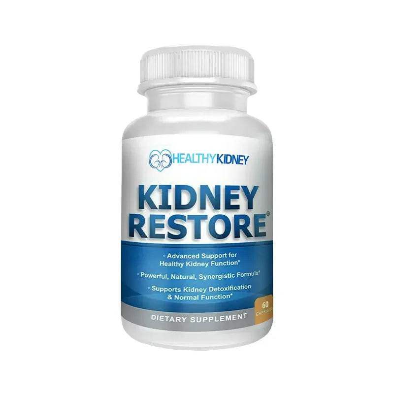 Kidney Cleanse and Health Supplement, Normal Kidney Function & Restoration, Detoxification, Kidney Health Vitamins 120 Capsules