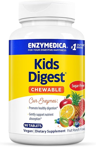Kids Digest, Chewable Digestive Enzymes, 90 C in Pakistan