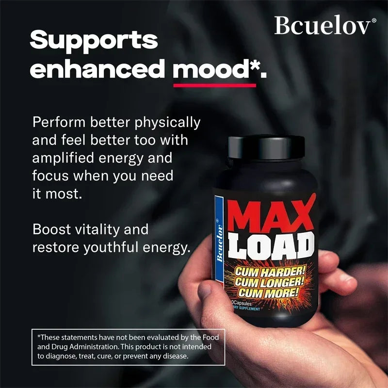 Lean Muscle Growth and Premium Mass, Replenishes Endurance, Energy and Vitality-Men's Energy Supplement
