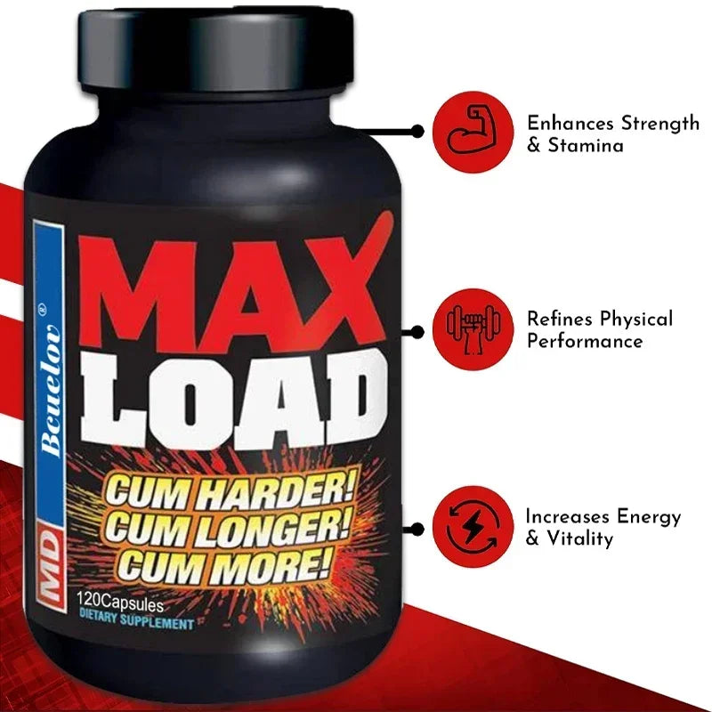 Lean Muscle Growth and Premium Mass, Replenishes Endurance, Energy and Vitality-Men's Energy Supplement