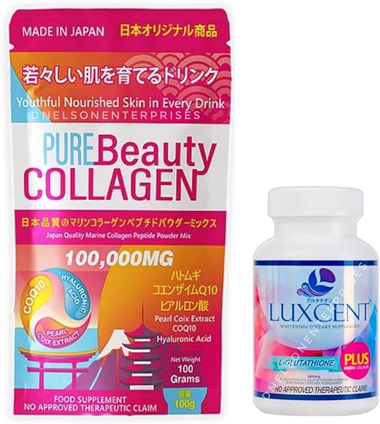 & Luxcent Glutathione Caps Duo, Japan Made & in Pakistan