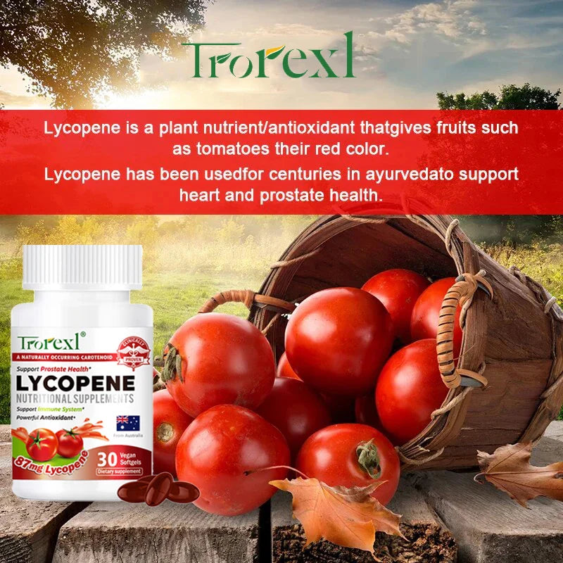 Lycopene Capsule for Men Prostate, Prostate and Heart Health Support Enhance Immunity, Urinary Tract Health, Prostatitis