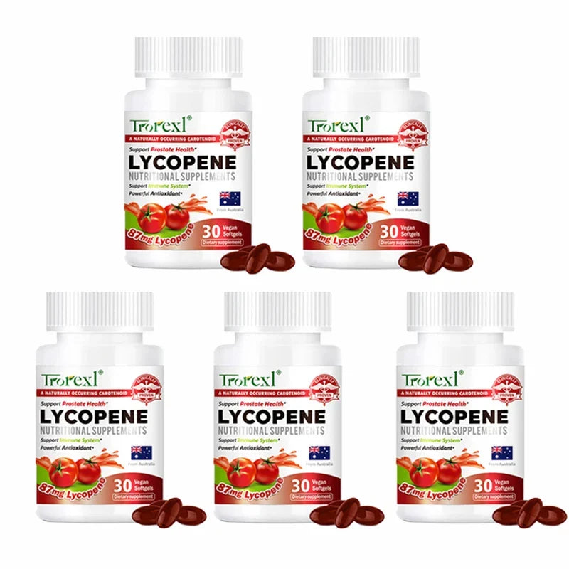 Lycopene Capsule for Men Prostate, Prostate and Heart Health Support Enhance Immunity, Urinary Tract Health, Prostatitis