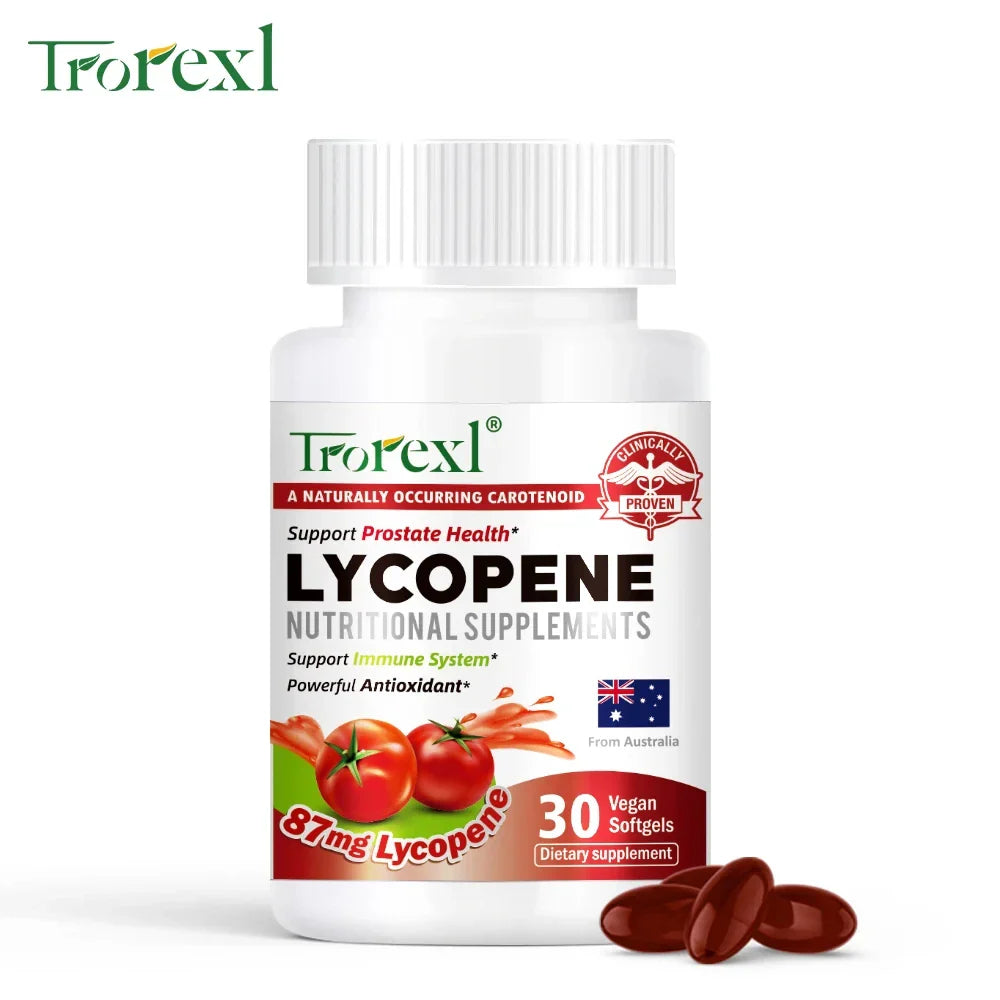 Lycopene Capsule for Men Prostate, Prostate and Heart Health Support Enhance Immunity, Urinary Tract Health, Prostatitis