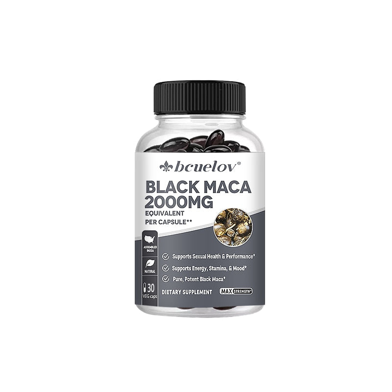 Maca Extract Capsules, Supplement for Men and Women, Enhance Energy, Improve Erection, Vegetarian Capsules