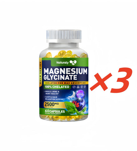 Magnesium Glycinate Capsules Dietary Supplement Support Bone Immune System,Heart Health Mineral Supplement Help Natural Sleep
