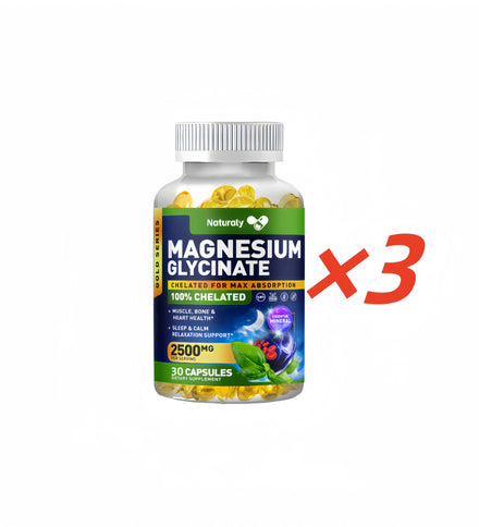 Magnesium Glycinate Capsules Dietary Supplement Support Bone Immune System,Heart Health Mineral Supplement Help Natural Sleep