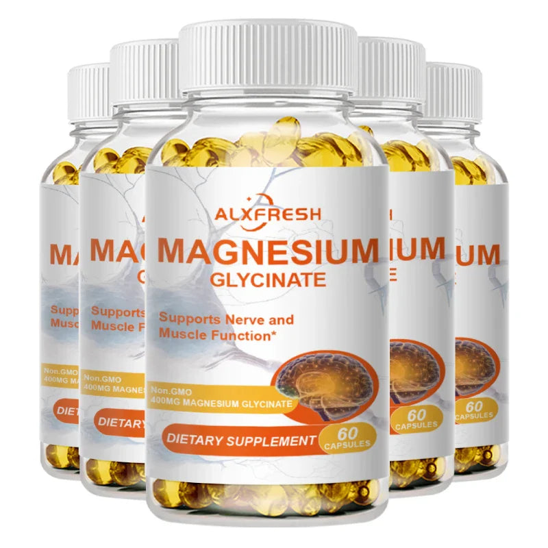 Magnesium Supplementation Promotes Improve Sleep Quality Cardiovascular Nerves Function Muscles Recovery Heart Health Mood