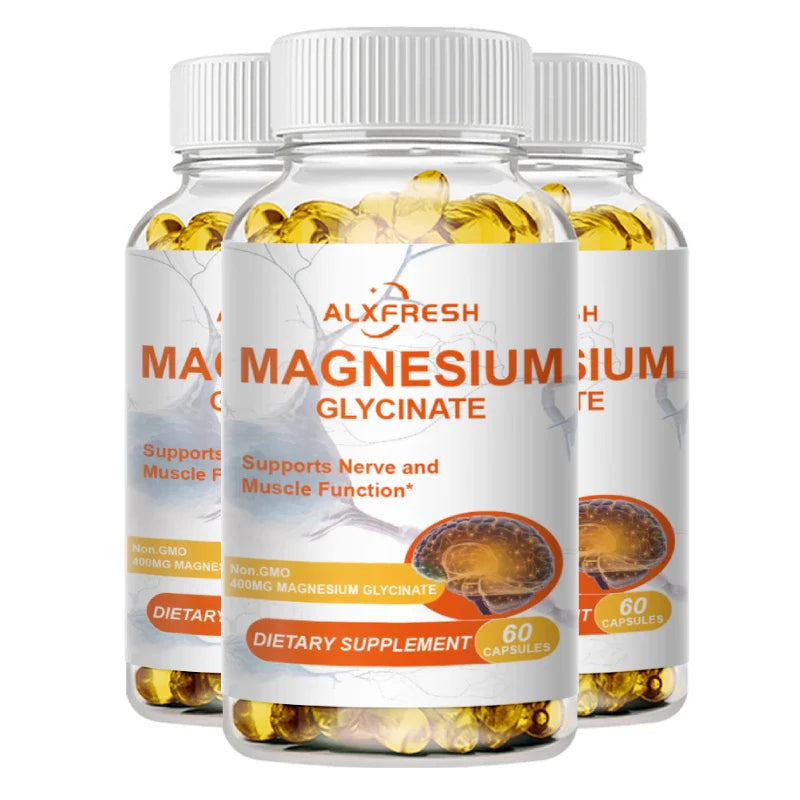 Magnesium Supplementation Promotes Improve Sleep Quality Cardiovascular Nerves Function Muscles Recovery Heart Health Mood
