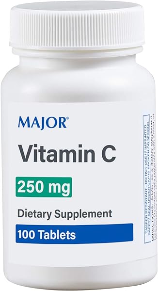 Major Vitamin-C 250 mg Ascorbic Acid Tablets, 100 CT in Pakistan