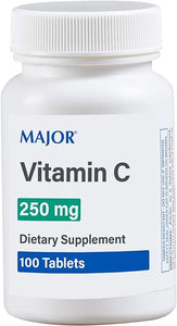 Major Vitamin-C 250 mg Ascorbic Acid Tablets, 100 CT in Pakistan
