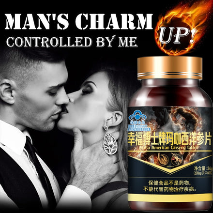 Male Prolong Strong Erections, natural maca extract tablets. Ginseng oyster extract. Nutritional supplement increase energy 60pc