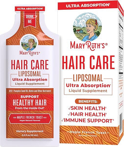 MaryRuth Organics Hair Growth Vitamins, Sugar & Gluten Free, Liquid Hair Vitamins with Vitamin D3, Vitamin E Biotin Hyaluronic Acid, Selenium for Hair & Skin Care Vegan, Non-GMO, 14-0.5 Fl Oz Pouches in Pakistan