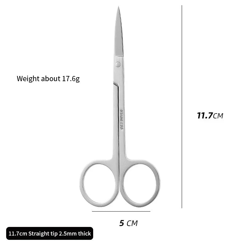 Medical Surgical Scissors Steel Small Nail Tools Eyebrow Nose Hair Cut Manicure Makeup Professional Beauty Accessories