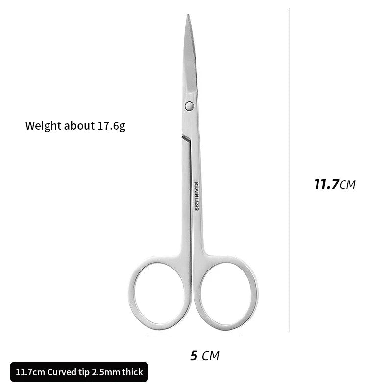 Medical Surgical Scissors Steel Small Nail Tools Eyebrow Nose Hair Cut Manicure Makeup Professional Beauty Accessories