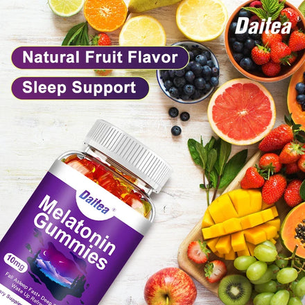 Melatonin 10 mg Adult Gummies (60 Gummies) - Maximum Strength Sleep & Deep Sleep Gummies - Gluten Free, Non-GMO, Vegetarian