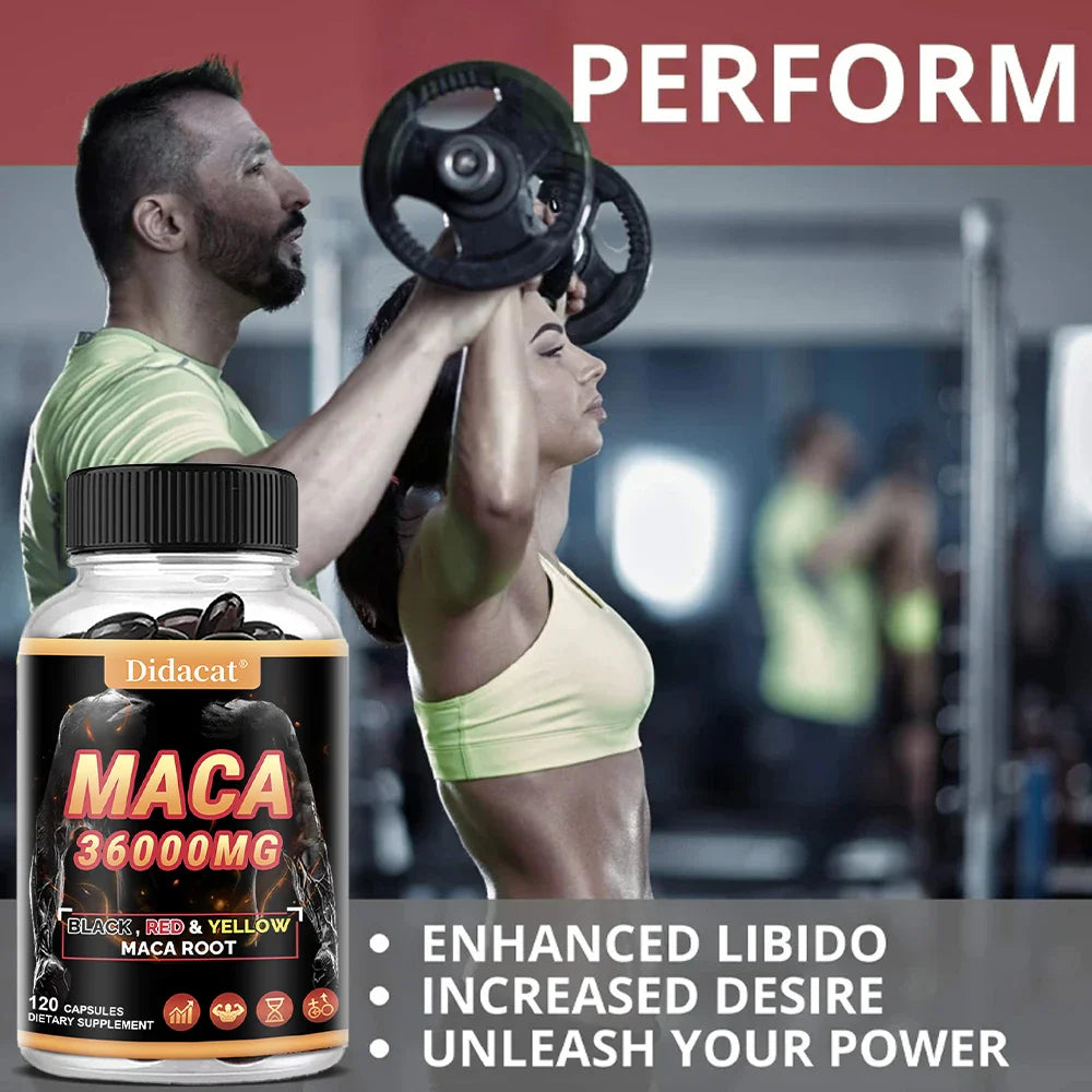 Men's Energy, Endurance and Vitality Booster, Builds Muscle, Strength and Drive