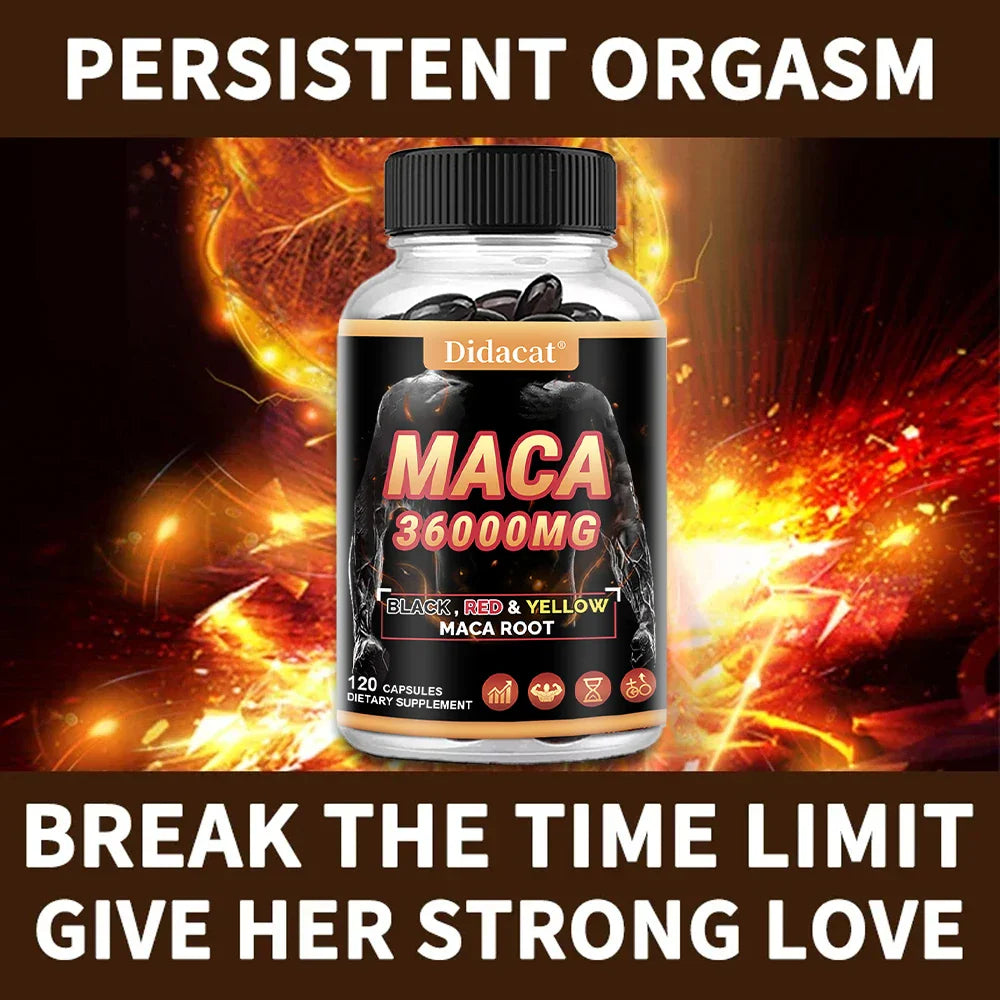 Men's Energy, Endurance and Vitality Booster, Builds Muscle, Strength and Drive