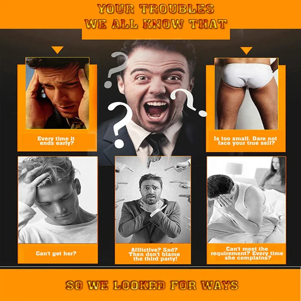 Men's Energy, Endurance and Vitality Booster, Builds Muscle, Strength and Drive
