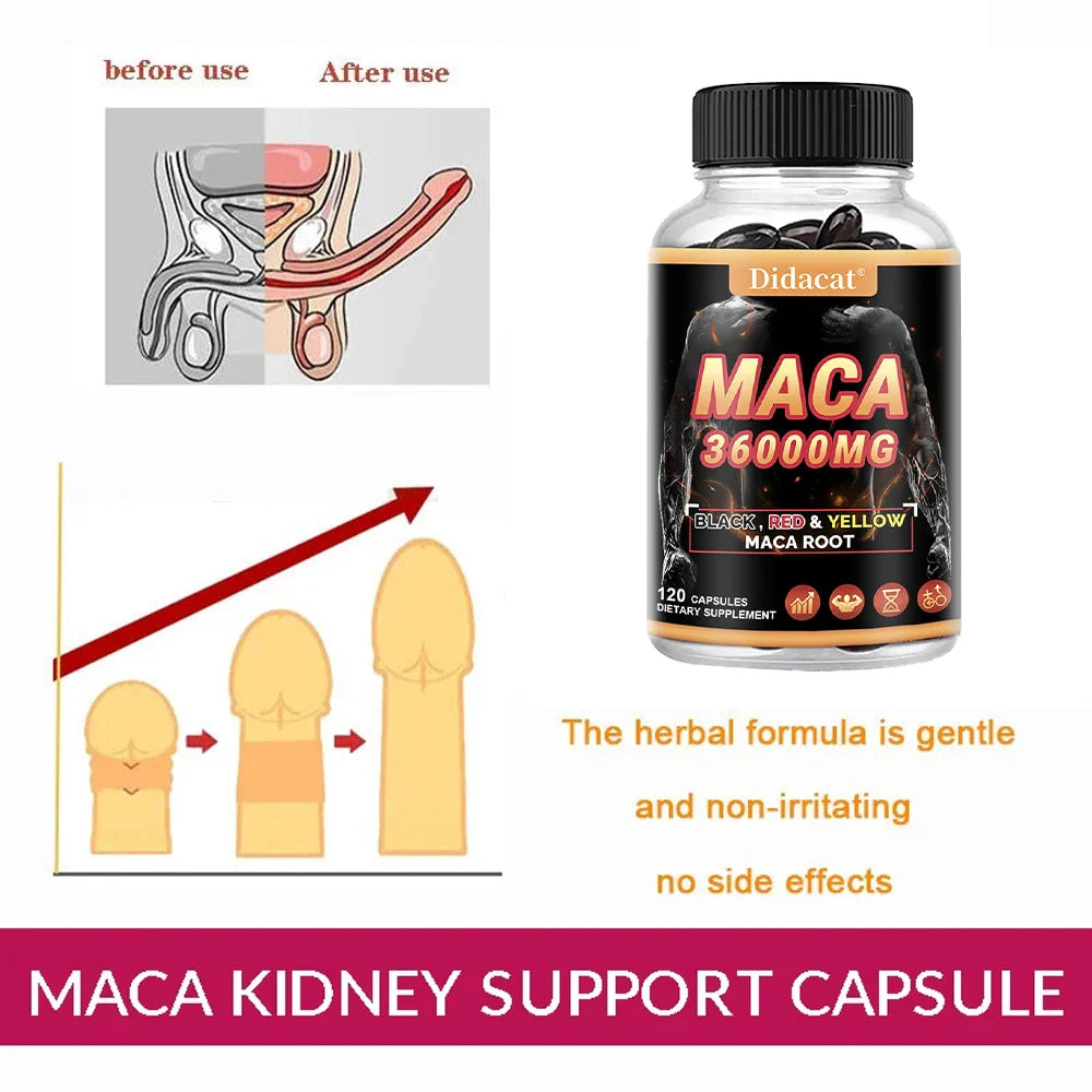 Men's Energy, Endurance and Vitality Booster, Builds Muscle, Strength and Drive