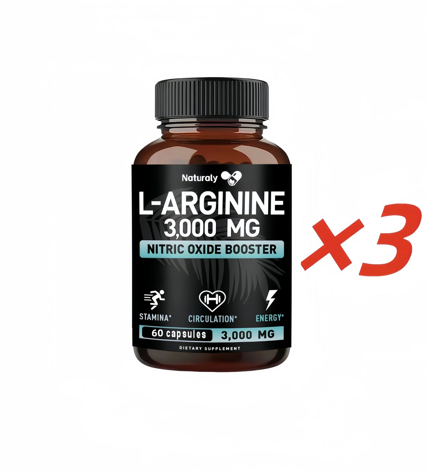 Men's Health Complete L-Arginine, Nitric Oxide Supplement - for Energy, Performance, Endurance, Muscle Growth, Vascular Function