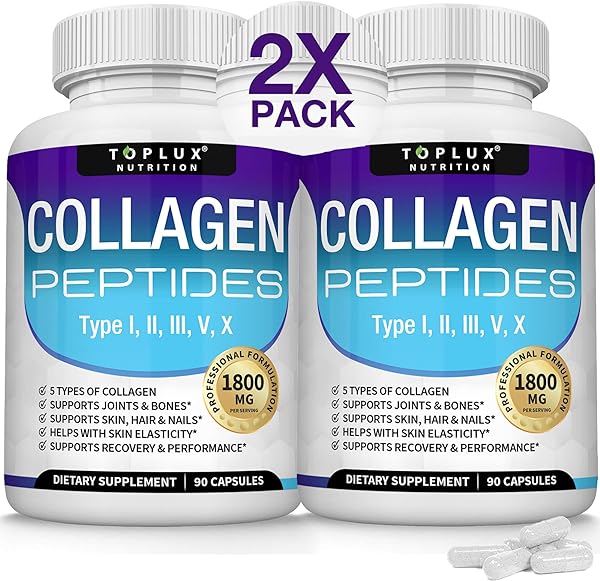 Multi Collagen Peptides Pills 1800 Mg Complex in Pakistan