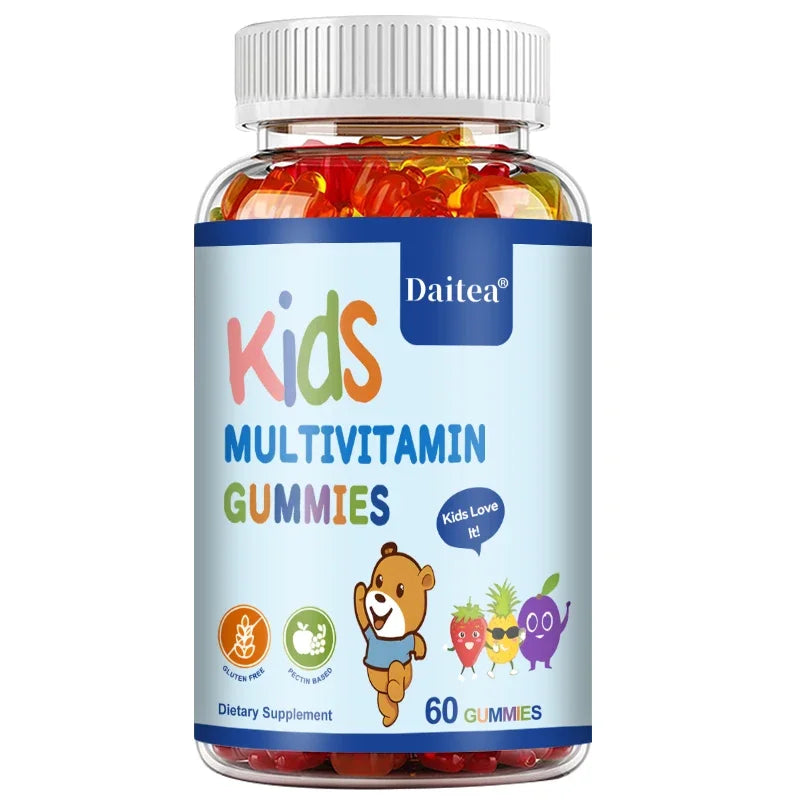 Multivitamin Gummies - Children's heart and brain health, supports bone, teeth, heart health, metabolism